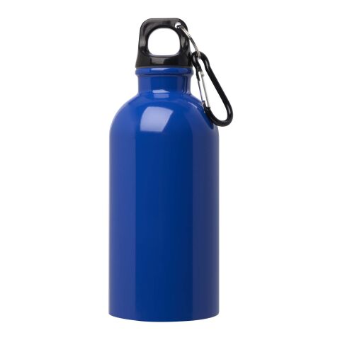 Oregon 400 ml RCS certified single wall stainless steel water bottle with carabiner Standard | Royal blue | No Branding | not available | not available
