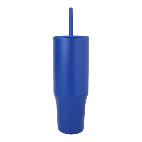 Brady 900 ml RCS certified insulated tumbler with silicone straw Standard | Royal blue | not available | No Branding | not available | not available
