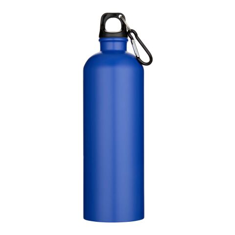 Oregon 750 ml matte RCS recycled single wall stainless steel water bottle with carabiner Standard | Royal blue | not available | No Branding | not available | not available