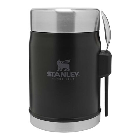 Stanley Legendary 400 ml food jar with spork Standard | Solid black | not available | No Branding | not available | not available