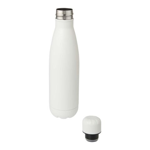 Cove 750 ml RCS recycled single wall stainless steel water bottle Standard | White | No Branding | not available | not available