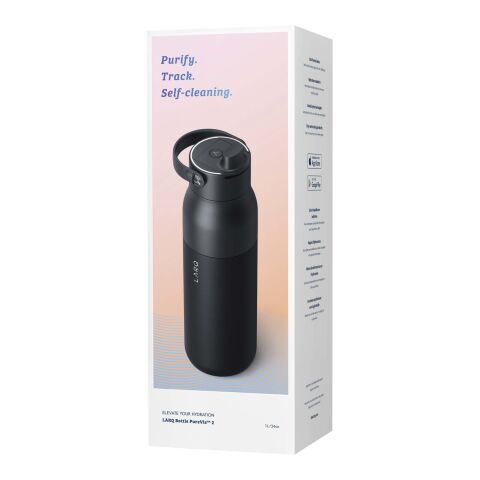 LARQ PureVisTM 2.0 1000 ml water bottle Standard | Solid black | not available | No Branding | not available | not available