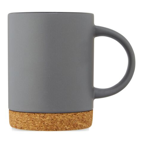 Neiva 425 ml ceramic mug with cork base Standard | Grey | not available | No Branding | not available | not available