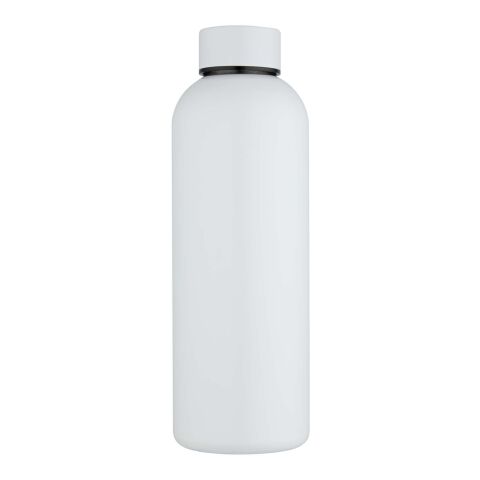 Spring 750 ml RCS recycled single wall stainless steel water bottle Standard | White | No Branding | not available | not available