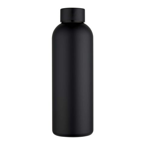 Spring 750 ml RCS recycled single wall stainless steel water bottle Standard | Solid black | No Branding | not available | not available