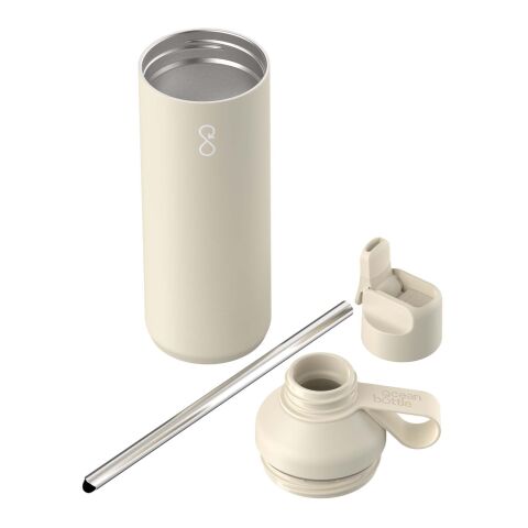 Ocean Bottle Peak GO 710 ml recycled stainless steel water bottle Sandstone | No Branding | not available | not available