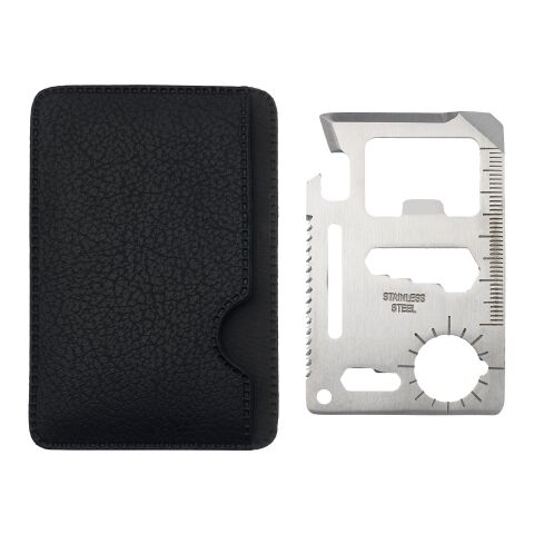 Saki 15-function pocket tool card Standard | Silver-Solid black | Not applicable | No Branding | not available | not available