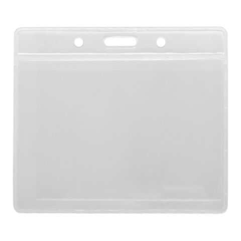 Serge transparent badge holder Standard | White | No Branding | not available | not available