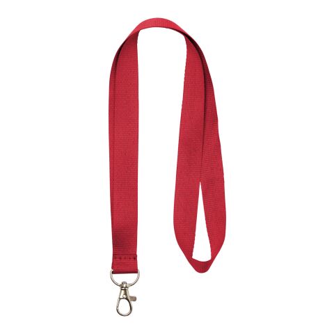 Impey lanyard with convenient hook Priority | Red | not available | Direct to Film | both straps | 300 mm x 16 mm | 100