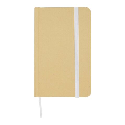 Reed A6 recycled hard cover notebook with plain pages Standard | white | No Branding | not available | not available