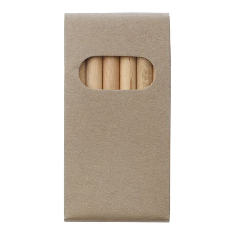 Ayola 6-Piece Coloured Pencil Set Standard | Natural | No Branding | not available | not available | not available