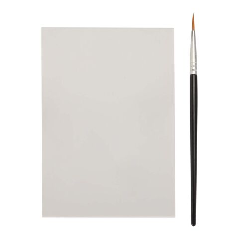 Quell colouring book and water brush pen set White