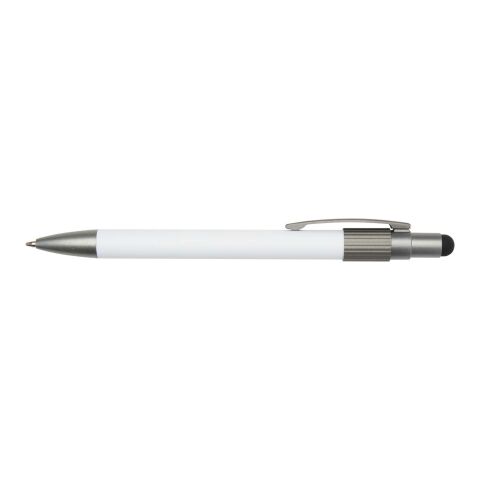 Rill RCS recycled ballpoint pen with stylus and fidget spinner (black ink) Standard | White | No Branding | not available | not available
