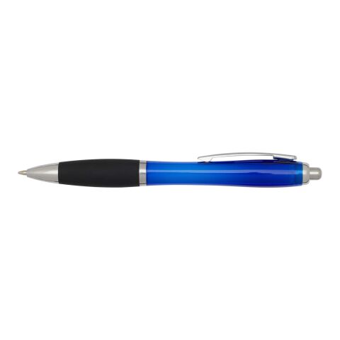 Nash RCS recycled plastic ballpoint pen with coloured barrel and black grip (black ink) Standard | Royal blue | No Branding | not available | not available