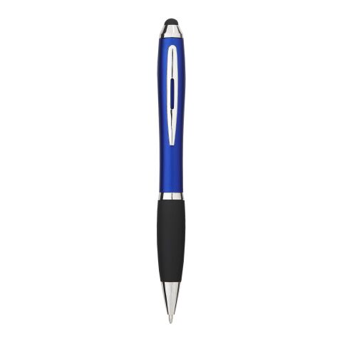 Blue Ink Nash Coloured Stylus Ballpoint Pen Black Grip Standard | Royal blue-Solid black | not available | No Branding | not available | not available