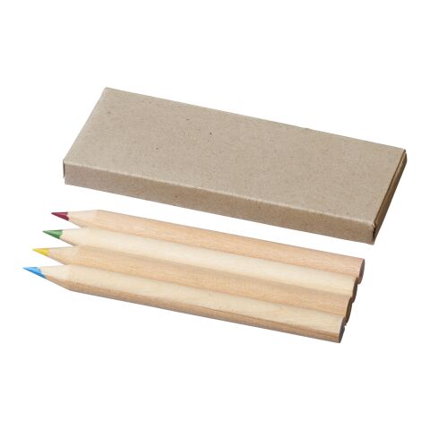 Tullik 4-piece coloured pencil set Standard | Light grey | No Branding | not available | not available | not available