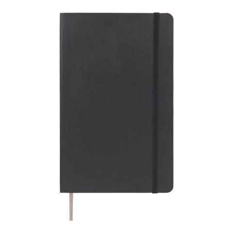 Moleskine squared L soft cover notebook Standard | Solid black | Paper Print | paper band | 460 mm x 55 mm