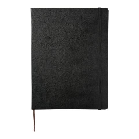 Classic XL hard cover notebook - plain Solid black
