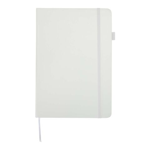 Liss A5 recycled plastic hard cover notebook White