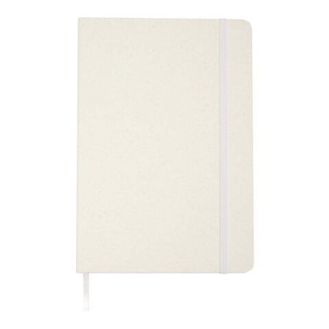 Bass A5 recycled hard cover notebook with lined pages Standard | white | No Branding | not available | not available