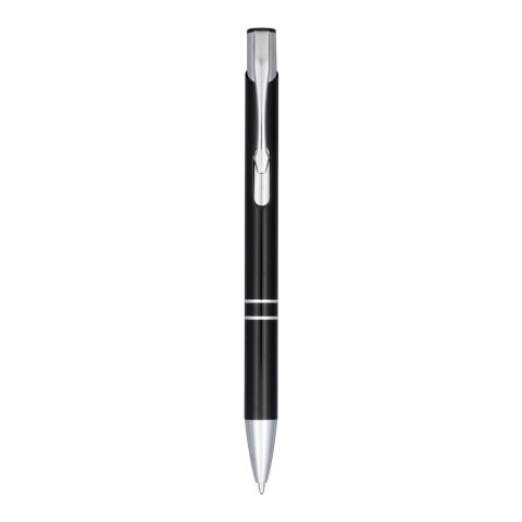 Moneta anodized aluminium click ballpoint pen Standard | Solid black | No Branding | not available | not available
