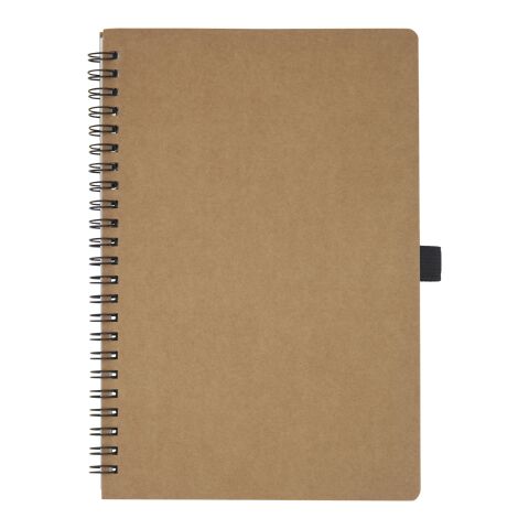 Cobble A5 wire-o recycled cardboard notebook with stone paper Standard | Natural | Not applicable | No Branding | not available | not available