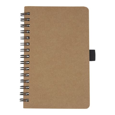 Cobble A6 wire-o recycled cardboard notebook with stone paper Standard | Natural | No Branding | not available | not available