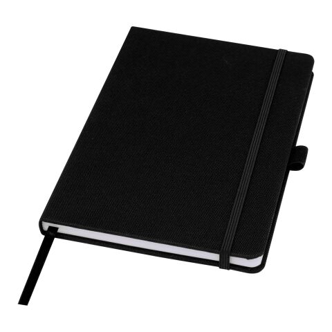 Honua A5 recycled notebook with recycled PET cover Standard | Solid black | Not applicable | No Branding | not available | not available | not available
