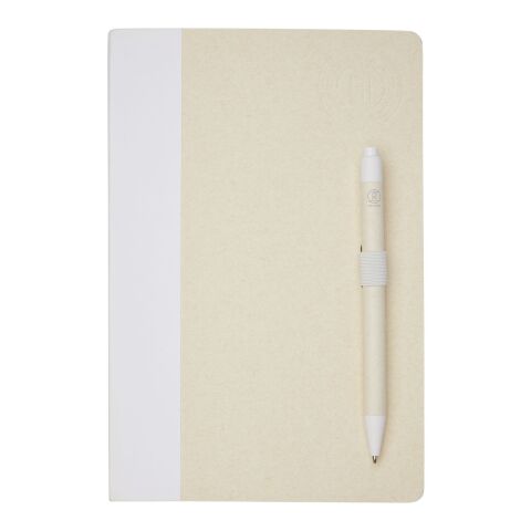 Dairy Dream A5 size reference notebook and ballpoint pen set Standard | White | No Branding | not available | not available