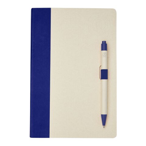 Dairy Dream A5 size reference notebook and ballpoint pen set Standard | Blue | No Branding | not available | not available