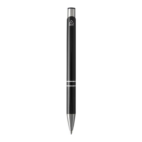 Moneta recycled aluminium ballpoint pen Standard | Solid black | No Branding | not available | not available
