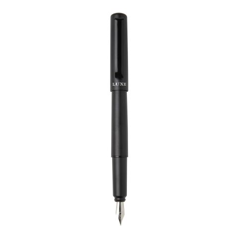Lucetta recycled aluminium fountain pen Solid black | not available