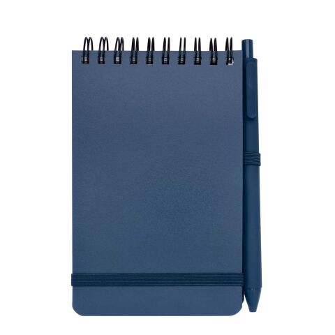 Thalaasa A6 hard cover ocean-bound notebook with ballpoint pen (black ink) Standard | Ocean blue | No Branding | not available | not available