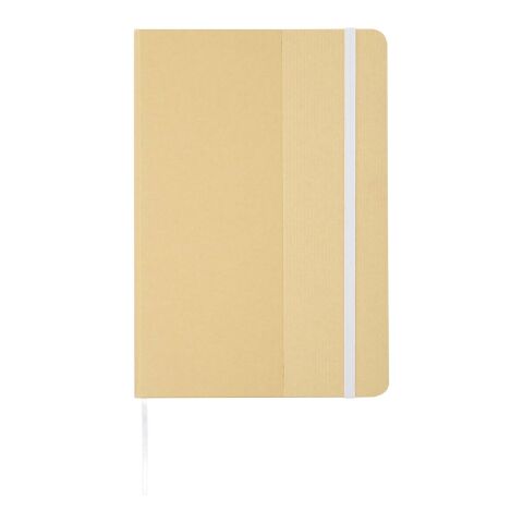 Nelida A5 recycled cardboard hard cover notebook Standard | white | No Branding | not available | not available
