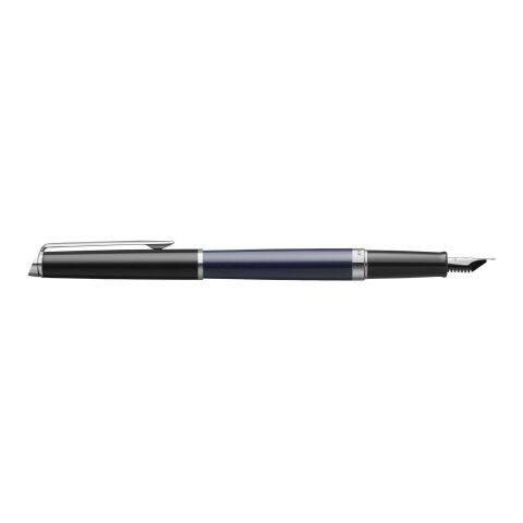 Hemisphere colour blocking fountain pen with palladium trim Standard | Blue-Solid black | Not applicable | No Branding | not available | not available