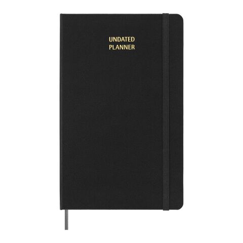 Moleskine hard cover undated L weekly planner Standard | Black | No Branding | not available | not available