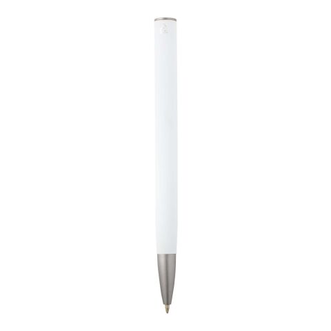 Ziggur aluminium ballpoint pen (blue ink) Standard | White | not available | No Branding | not available | not available