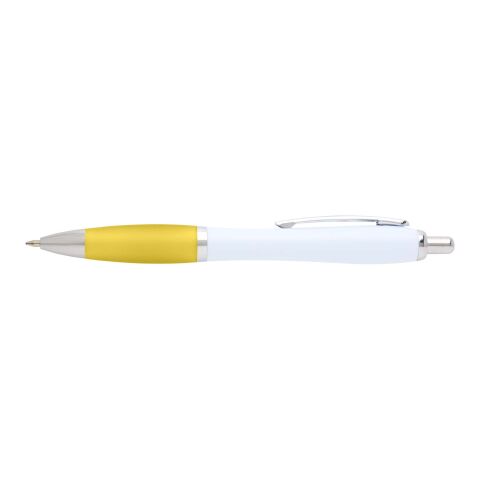 Nash recycled plastic ballpoint pen (black ink) Standard | Yellow | No Branding | not available | not available