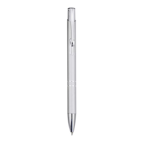 Moneta recycled aluminium ballpoint pen (blue ink) Standard | Silver | not available | No Branding | not available | not available