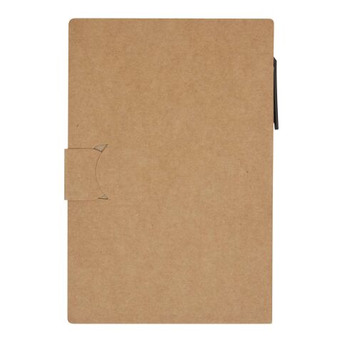Swift sticky notes booklet with ballpoint pen (black ink) Standard | Natural | No Branding | not available | not available