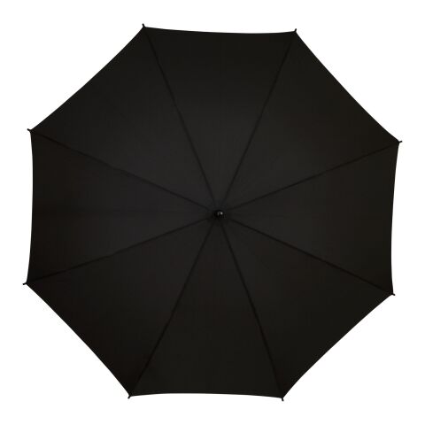 Stark 23&quot; windproof auto open umbrella Standard | White-Solid black | No Branding | not available | not available | not available