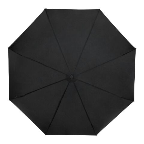 Birgit 21&#039;&#039; foldable windproof recycled PET umbrella Standard | Solid black | No Branding | not available | not available | not available