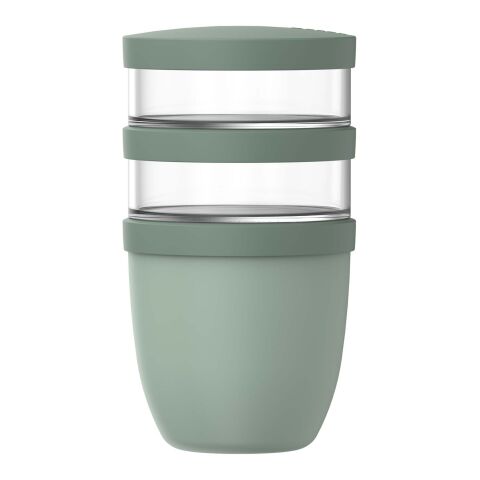 Mepal Ellipse 3-piece 500 ml + 2 x 200 ml insulated lunch pot Standard | Sage | No Branding | not available | not available