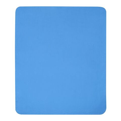 Willow RPET polar fleece blanket Standard | Process blue | not available | No Branding | not available | not available | not available