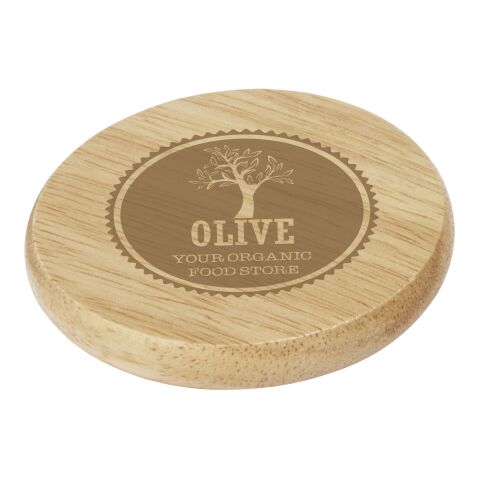 Scoll wooden coaster with bottle opener Standard | Natural | No Branding | not available | not available