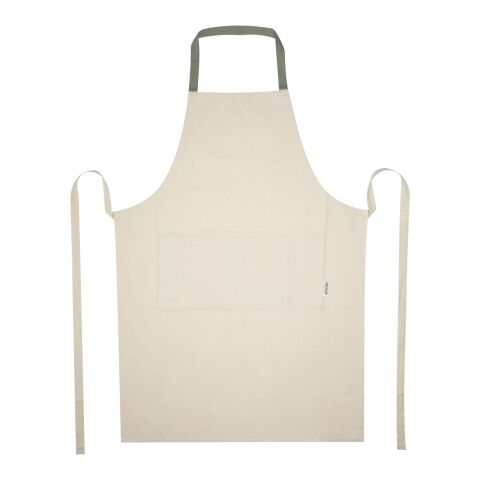 Nia 200 g/m² recycled cotton apron Standard | Heather green | not available | No Branding | not available | not available | not available