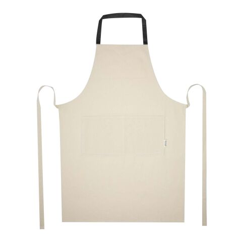 Nia 200 g/m² recycled cotton apron Solid black | not available