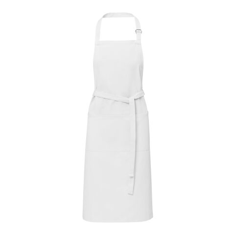 Andrea 240 g/m² apron with adjustable neck strap Standard | White | No Branding | not available | not available | not available