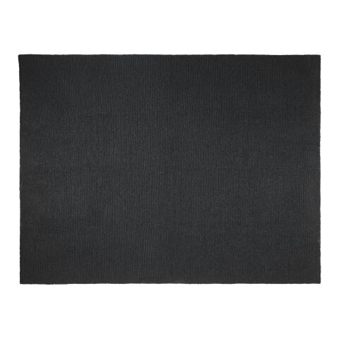 Suzy 150 x 120 cm GRS polyester knitted blanket Solid black | Not applicable | No Branding | not available | not available | not available