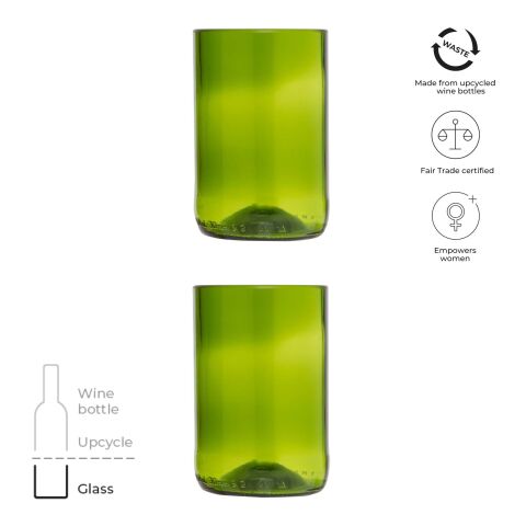 Original Home 280 ml glass set Standard | Green | No Branding | not available | not available
